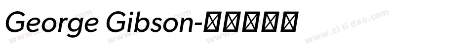 George Gibson字体转换